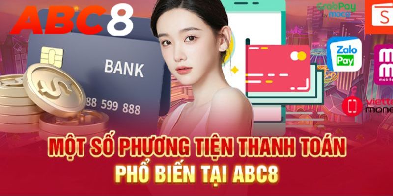 Đa dạng cách rút tiền ABC8 cho khách hàng lựa chọn